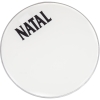 NAT20W - Natal Bass Drum Logo Head, White 20