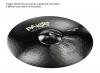 P9BLK18HCR - Paiste Color Sound 900 Black 18 Heavy Crash   Cymbal