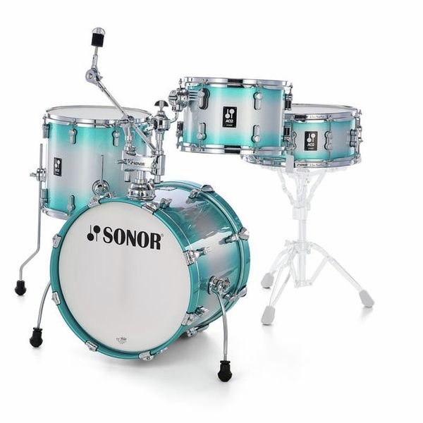 Sonor AQ2 Bop Drum Kit, Shell Pack, Aqua Silver Burst  17503733