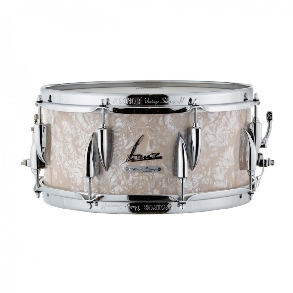 Sonor Vintage Series 14 x 6.5 Snare Drum, Vintage Pearl 15910129