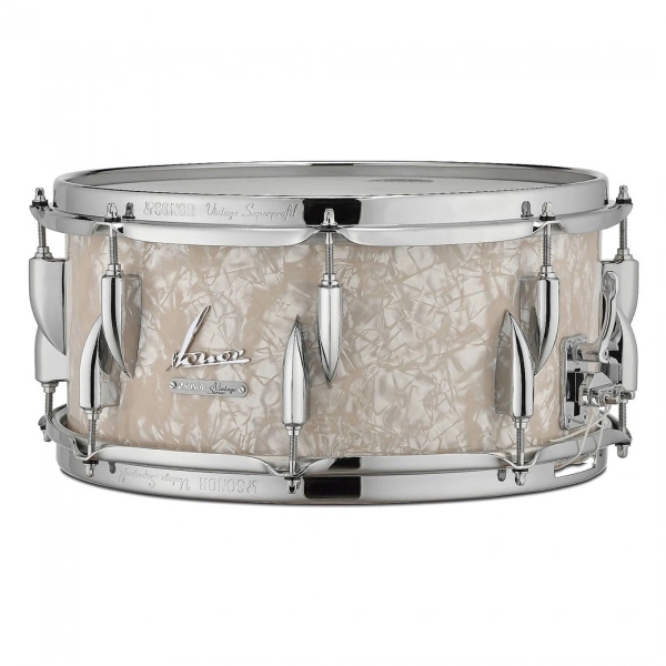 Sonor Vintage Series 14 x 5.75 Snare Drum, Vintage Pearl 15910029