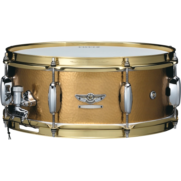 Tama STAR Reserve Hand Hammered Brass 14 x 5.5-inch Snare Drum TBRS1455H