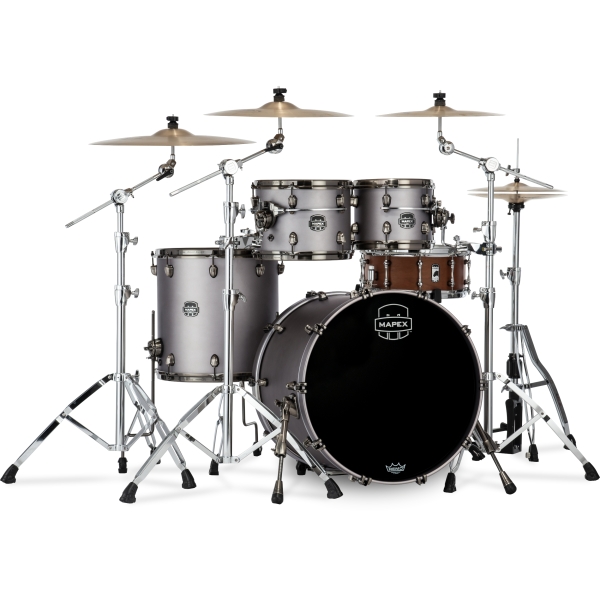 Mapex Saturn Evolution Maple/Walnut 5 Piece Shell Pack, FREE BP ATOMIZER SNARE DRUM SE529XBB-PG