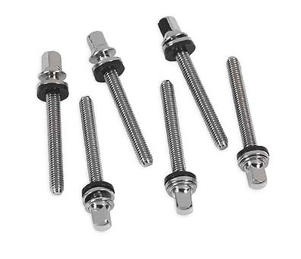 DW True Pitch Chrome Tension Rods M5-.8x 1.65 in (6pk) DWSM165C