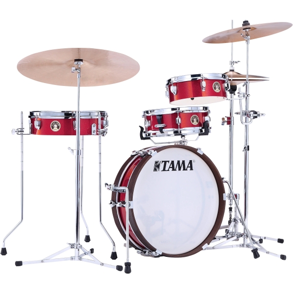 Tama Club-JAM Pancake 4-Piece Shell Set (Burnt Red Mist) LJK48P-BRM