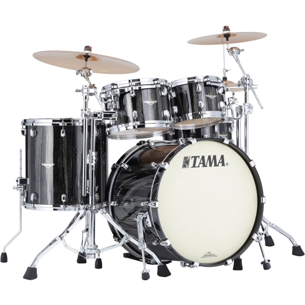 Tama Starclassic Maple 22inch 4pce Drum Kit, Shell Pack, Black Clouds and Silver Linings MA42TZS-BCS