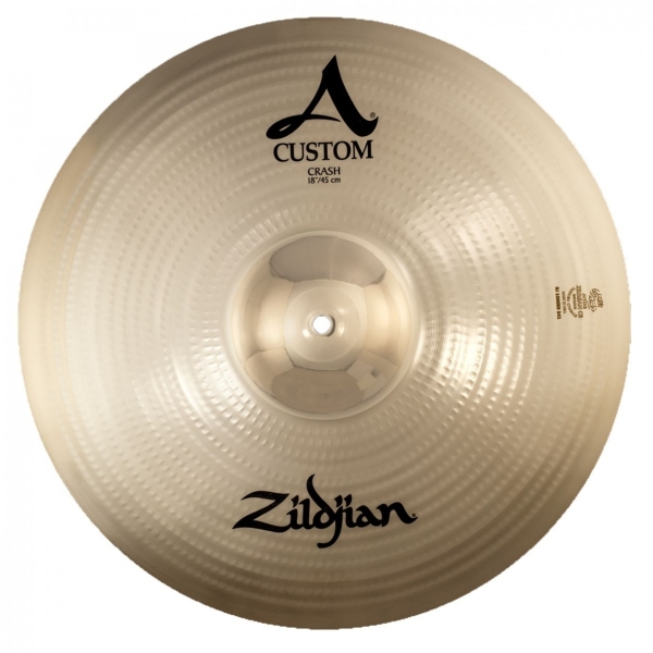 Zildjian A Custom 18 Crash Cymbal, Brilliant Finish A20516