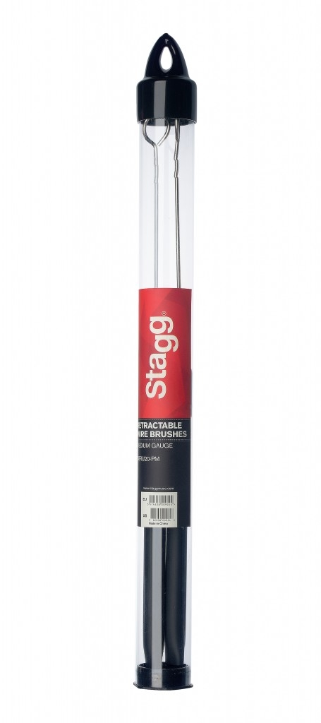 Stagg Nylon Brushes, Rubber Handle 100 SBRU10-RM