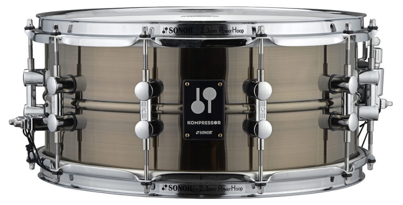 Sonor 14 x 6.5 Kompressor Series Brass Snare Drum  17710601