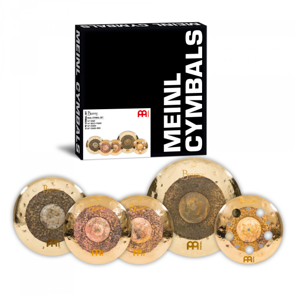 MEINL Cymbals Byzance Dual Set - B14DUH/B14DUMUTR/B16DUC/B20DUCR B14141620DU