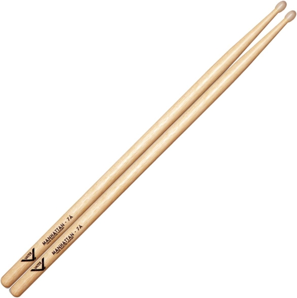 Vater 7A Manhattan Drumsticks, Nylon Tip VH-7AN