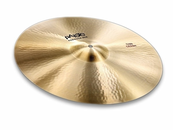 Paiste 18 Formula 602 Thin Crash Cymbal P602PTHINCR18