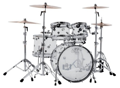Drum Workshop Shell set Design Acrylic clear 800228