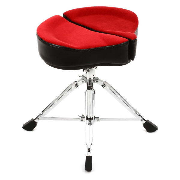 Ahead Spinal G Drum Throne with Base, Red, 4 Leg ASPG-R
