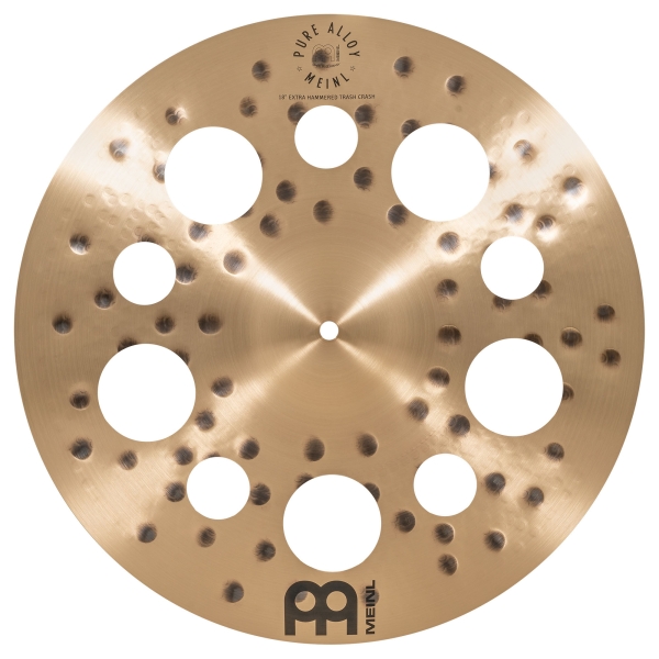 MEINL Cymbals 18 Pure Alloy Extra Hammered Trash Crash PA18EHTRC