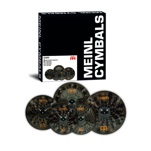 MEINL Cymbals Classics Custom Dark Expanded Cymbal Set CCD-CS1
