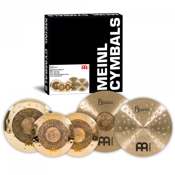 MEINL Cymbals Byzance Assorted Cymbal Set - consisting of B15DUH/B18DUC/B20ETHC/B21POR B15182021