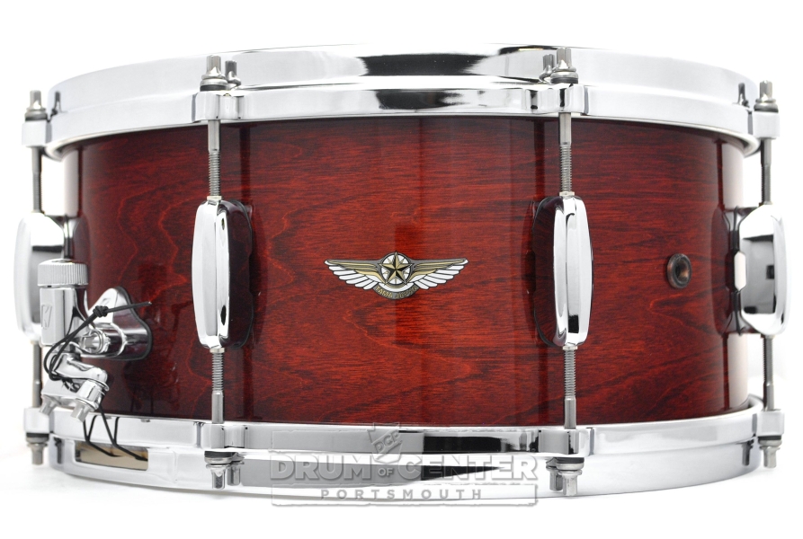 Tama Star Walnut 14 x 6.5  Snare Drum – Red Burgundy TWS1465-RBW
