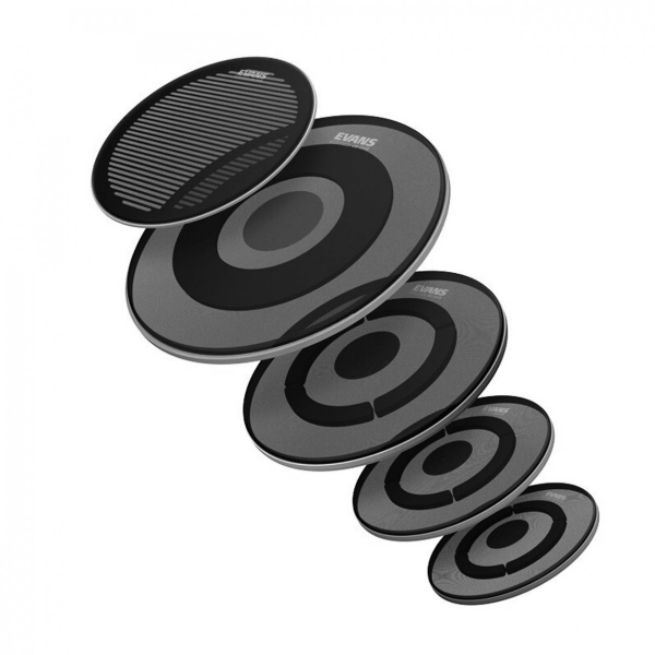 Evans dB One Rock Pack (10, 12, 16) with 14 dB One Snare Batter and 22 dB One Bass Batter EPPB-DB1-R