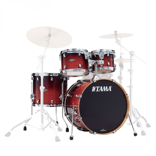 Tama Starclassic Performer 22 4pc Shell Pack, Dark Cherry Fade MBS42S-DCF