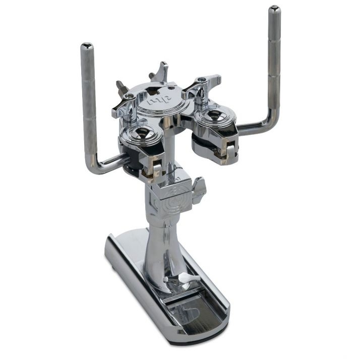 DW DWCP9900BD 9000 Series Bass Drum Double Tom Mount - Chrome DWCP9900BD