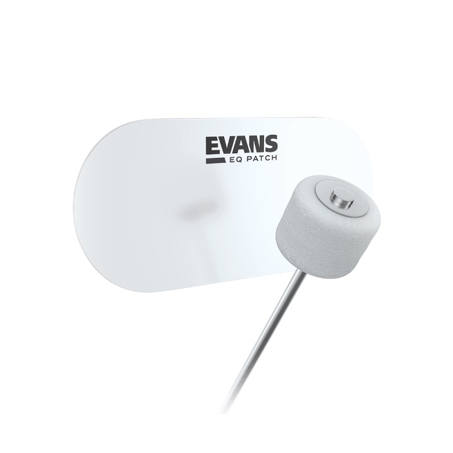Evans EQ Clear Plastic Bass Drum Double Patch EQPC2