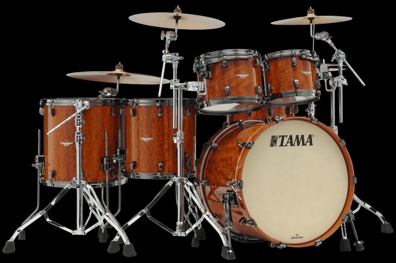 Tama Starclassic Bubinga 5PCE Drum Kit, Gloss African Cherry BE52ZBAS-GAC 