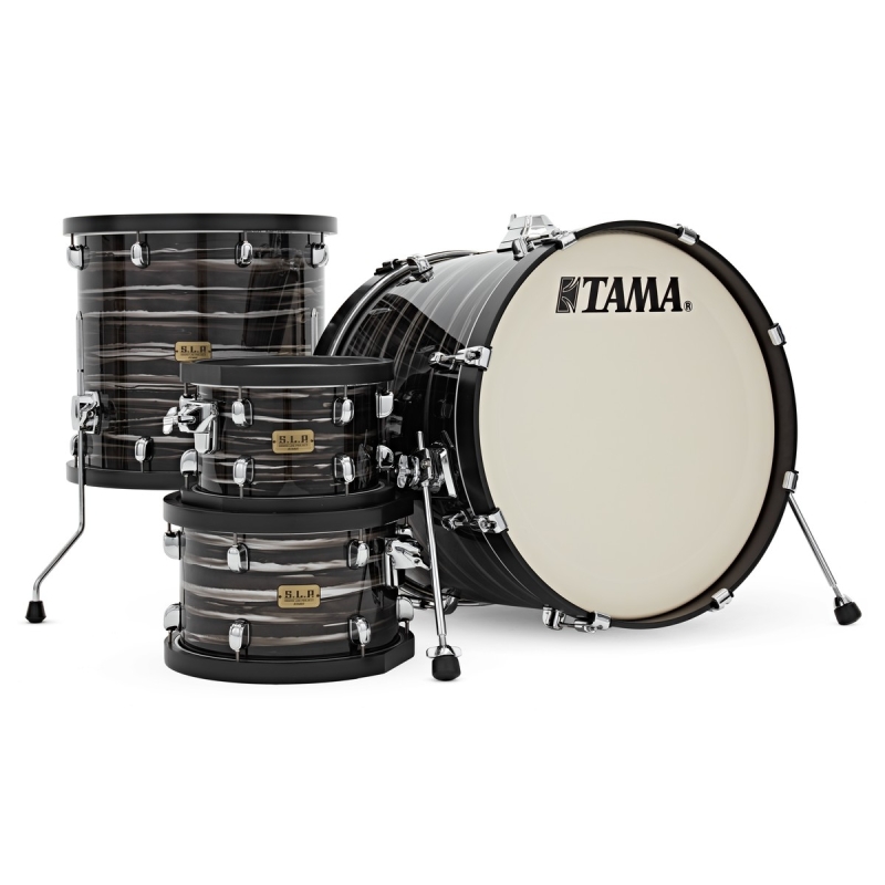 Tama S.L.P Studio Maple 22 4pc, Lacquered Charcoal Oyster LMP42TLBKS-LCO