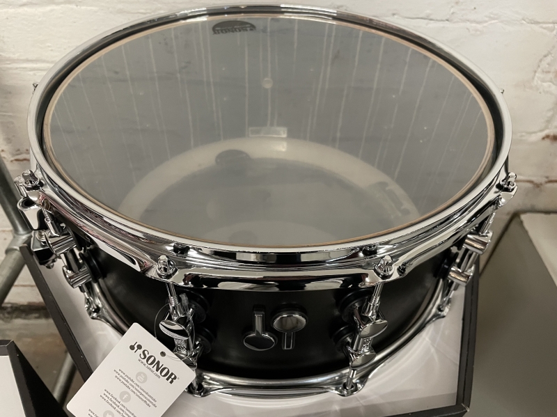Sonor SQ2 14 x 6.5 Snare Drum, Semi Gloss Dark Roots, Thin Maple Shell 1042482-2