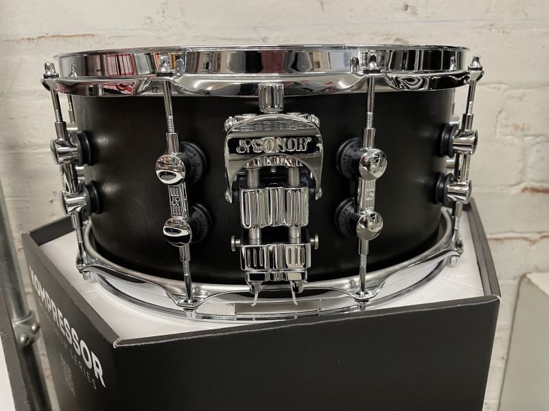 Sonor SQ2 14 x 6.5 Snare Drum, Semi Gloss Dark Roots, Thin Maple Shell 1042482-2