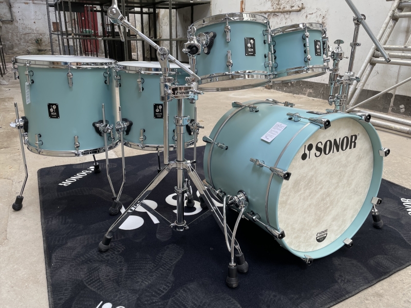 Sonor SQ1 Drum Kit, Shell Pack, Cruiser Blue 16100437