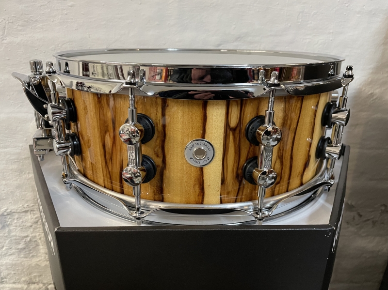 Sonor SQ2 14 x 5.5 Vintage Beech Shell Snare Drum, African Marble 1044684-2