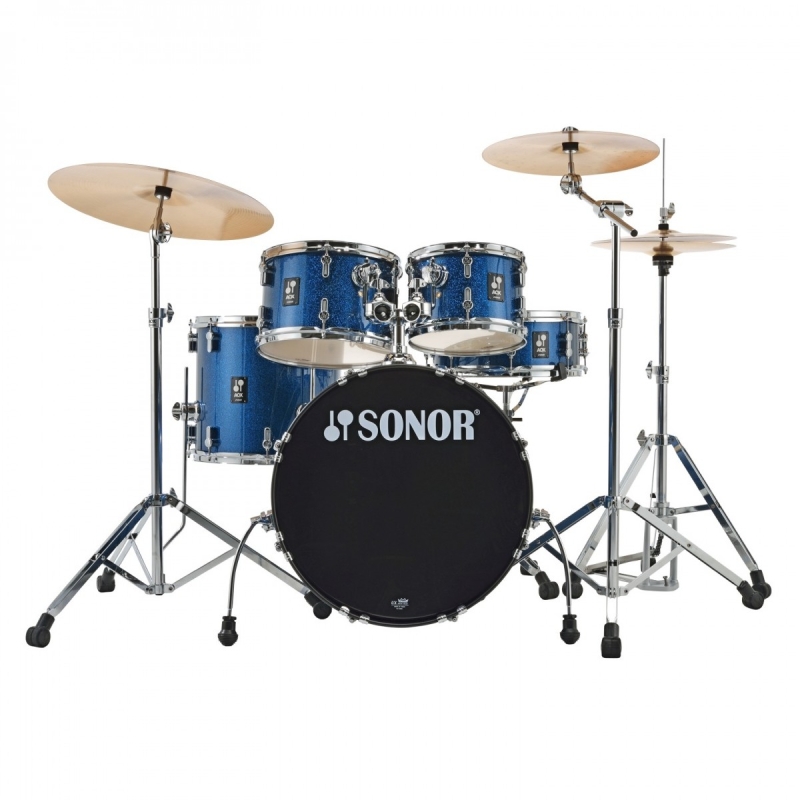 Sonor AQX 22'' 5pc Drum Kit w/Hardware, Blue Ocean Sparkle 17507448