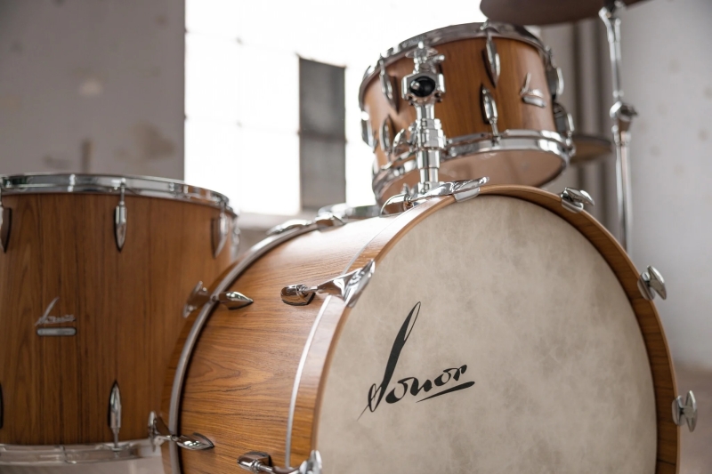 Sonor Vintage Three20 Drum Kit, Shell Pack, Teak WM 15901150