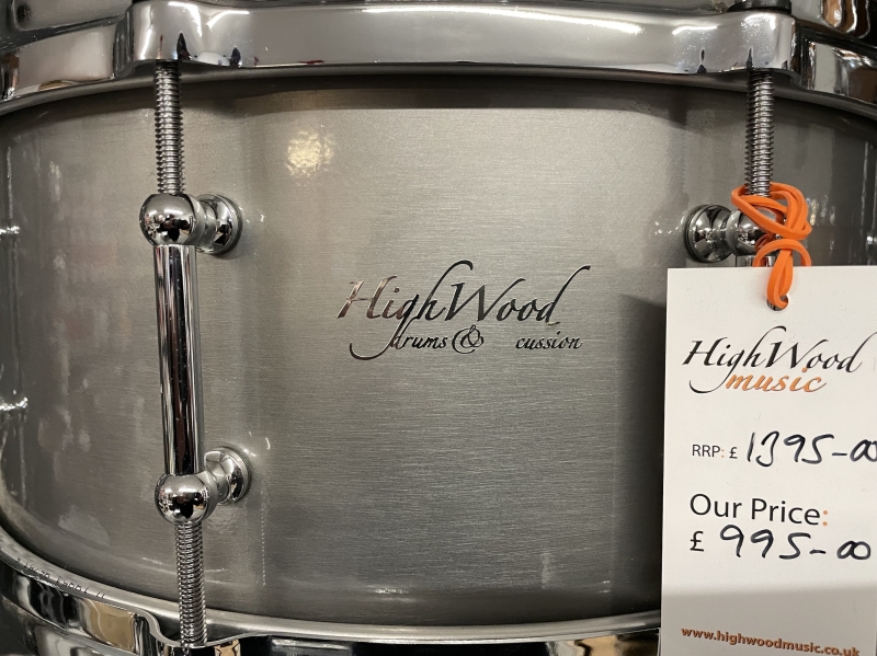 Highwood Herolt 14 x 6 Snare Drum, Aluminium Shell HD146HA