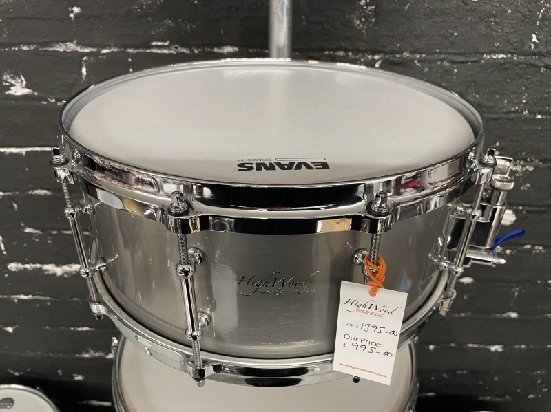 Highwood Herolt 14 x 6 Snare Drum, Aluminium Shell HD146HA