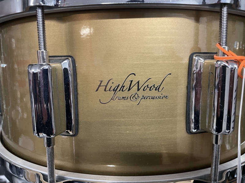 Highwood Bell Metal 14 x 6 Snare Drum, Cast Bronze Shell HD1465BM