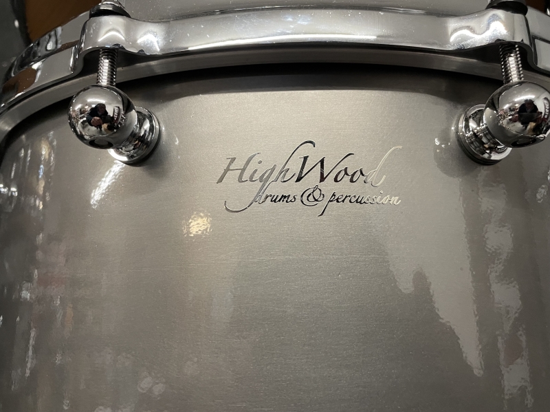 Highwood Herolt 14 x 8 Snare Drum, Cast Aluminium Shell, 20th Anniversary HD148HAA