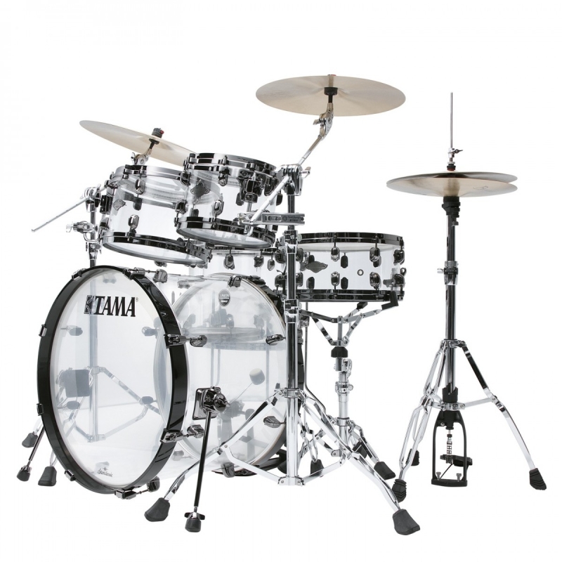 Tama Starclassic Mirage 22 5pc Acrylic Shell Pack, Crystal Ice MBA52RZBNS-CI