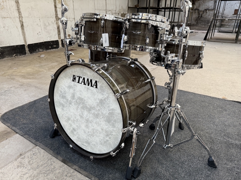 Tama STAR Bubinga 4pc Drum Kit, Shell Pack - Pewter Blue Australian Acacia TB42RZSS-PBA