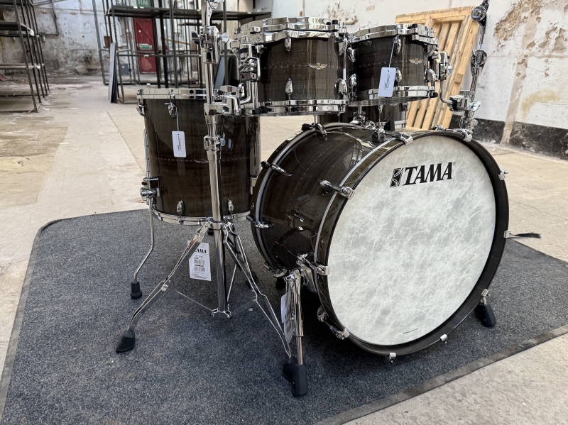 Tama STAR Bubinga 4pc Drum Kit, Shell Pack - Pewter Blue Australian Acacia TB42RZSS-PBA