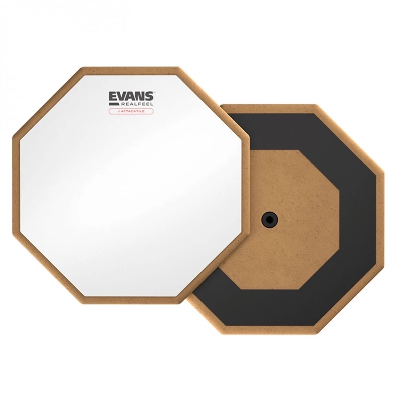 RealFeel Attacktile Drum Practice Pad, 10 Inch RF10G-AT