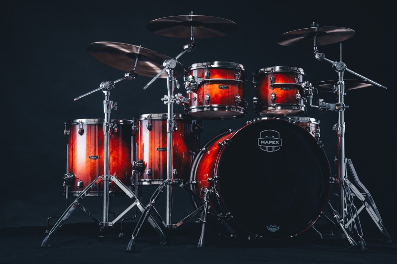 Mapex Saturn Evolution Special Edition Drum Kit, Shell Pack SE628XMB-EC