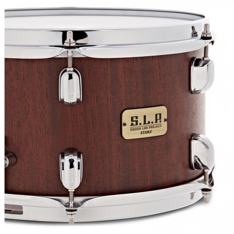 Tama SLP 12 x 7 MOD Bubinga Snare Drum, Satin Bubinga  LBU127-SBG