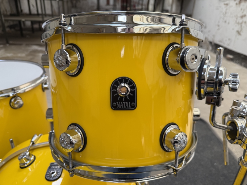 Natal Originals Maple Drum Kit, Shell Pack, Solid Yellow KT22SY