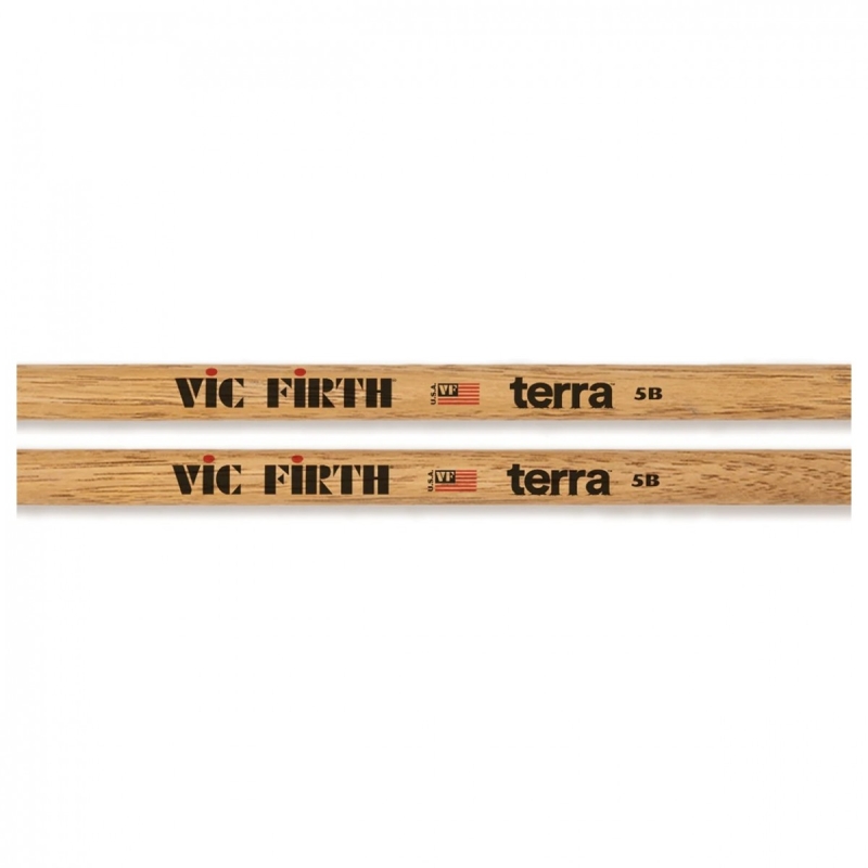 Vic Firth American Classic 5B Terra Series Drumsticks, Wood Tip VF-5BT
