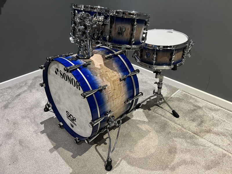 Sonor SQ2 Drum Kit, Shell Pack, Scandinavian Blue Burst 1056547-2 