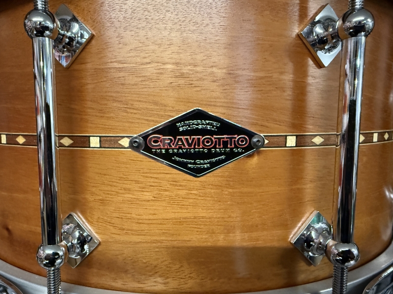 Craviotto Ltd Series 14 x 6.5 Mahogany Shell Snare Drum (Used) CSSC1465U