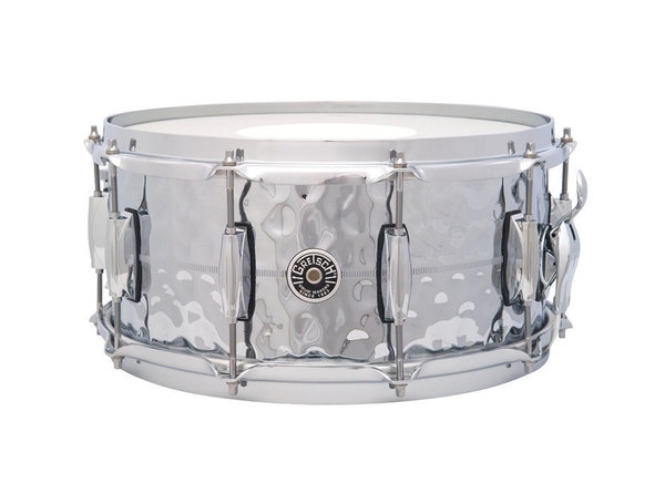 Gretsch Brooklyn 14 x 6.5 Chrome Over Brass Snare Drum GB4164HB