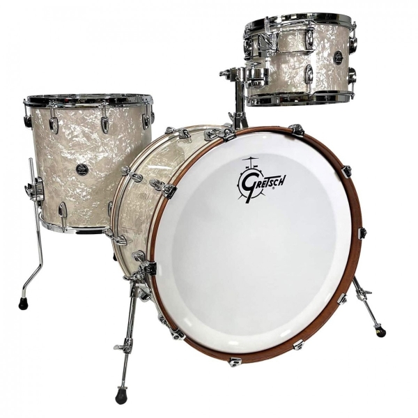 Gretsch Renown Maple 24'' 3pc Shell Pack, Vintage Pearl GRM24